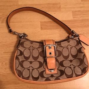 Coach Buckle Satchel Purse